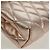 CHANEL Matelasse Pouch Lamb Skin Pink Silver CC Auth 166350SAM Argento Rosa - vista 8