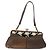 Borsa Miu Miu in pelle marrone argento Auth 179018V - vista 4