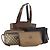 GIVENCHY Gucci Fendi Prada Tasche 4er Set PVC Leder Braun Beige schwarz Auth 180241