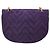 Borsa a Spalla CHANEL con Catena Satin Viola Oro CC Auth 185314 D'oro Porpora - vista 3