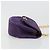 Borsa a Spalla CHANEL con Catena Satin Viola Oro CC Auth 185314 D'oro Porpora - vista 4