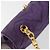 Borsa a Spalla CHANEL con Catena Satin Viola Oro CC Auth 185314 D'oro Porpora - vista 7