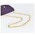 Borsa a Spalla CHANEL con Catena Satin Viola Oro CC Auth 185314 D'oro Porpora - vista 8