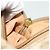 Céline Pochette CELINE Macadam Canvas PVC Beige Oro Auth 176668A D'oro - vista 17