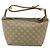 Céline Pochette CELINE Macadam Canvas PVC Beige Oro Auth 176668A D'oro - vista 3