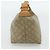 Céline Pochette CELINE Macadam Canvas PVC Beige Oro Auth 176668A D'oro - vista 5