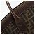 Borsa a Mano FENDI Zucca Canvas Nero Marrone Auth 177879 - vista 15