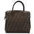 Borsa a Mano FENDI Zucca Canvas Nero Marrone Auth 177879 - vista 2