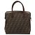 Borsa a Mano FENDI Zucca Canvas Nero Marrone Auth 177879 - vista 3