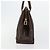 Borsa a Mano FENDI Zucca Canvas Nero Marrone Auth 177879 - vista 4