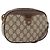 GUCCI GG Supreme Web Sherry Line Bag PVC Outlet 007 754 6112 4030 Auth 179036 Beige D'oro