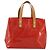 LOUIS VUITTON Monogram Vernis Reade PM Hand Bag Red Rouge M91088 LV Auth ep15057 Vermelho - vista 13