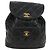 CHANEL Matelasse Chain Backpack Lamb Skin Gold Black CC Auth 189831SV Schwarz Golden - Ansicht 13