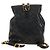 CHANEL Matelasse Chain Backpack Lamb Skin Gold Black CC Auth 189831SV Schwarz Golden - Ansicht 2