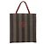 Pequin FENDI Pecan Canvas Handtasche PVC Braun Schwarz Authentisch 190920 - Ansicht 13
