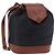 SAINT LAURENT Borsa a Spalla Nylon Nero Oro Auth BA13718A D'oro