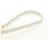 Borsa a Spalla Christian Dior Bobby Pelle Bianca e Oro Auth 189798M Bianco D'oro - vista 14
