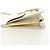 Borsa a Spalla Christian Dior Bobby Pelle Bianca e Oro Auth 189798M Bianco D'oro - vista 3