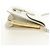 Borsa a Spalla Christian Dior Bobby Pelle Bianca e Oro Auth 189798M Bianco D'oro - vista 4
