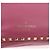 VALENTINO Studs Tote Bag Leder 2way Pink Gold Auth BA13725A Golden - Ansicht 18