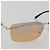 Céline Gafas de sol sin montura CELINE C Macadam Metal Marrón Oro Auth BA14022V Castaño Dorado - vista 5