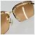 Céline Gafas de sol sin montura CELINE C Macadam Metal Marrón Oro Auth BA14022V Castaño Dorado - vista 8