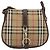 Borsa a Spalla Burberrys Nova Check in Tela Beige e Oro Auth 191050 D'oro - vista 13