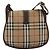 Borsa a Spalla Burberrys Nova Check in Tela Beige e Oro Auth 191050 D'oro - vista 2
