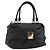 Borsa Salvatore Ferragamo Vala in Pelle Nera e Oro Auth BA13758 Nero D'oro