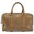 Céline Bolsa CELINE Macadam Canvas PVC Bege Ouro Auth 186674 Dourado - vista 13
