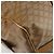 Céline Bolsa CELINE Macadam Canvas PVC Bege Ouro Auth 186674 Dourado - vista 16