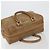 Céline Bolsa CELINE Macadam Canvas PVC Bege Ouro Auth 186674 Dourado - vista 6