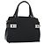 Borsa Salvatore Ferragamo in tela nera e argento autentica gh2223 Nero