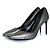 Tom Ford, Metallic-Reißverschluss-Absatzschuhe aus Pythonleder Silber