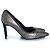 Tom Ford, Metallic-Reißverschluss-Absatzschuhe aus Pythonleder Silber - Ansicht 5