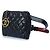 Chanel, marsupio vintage in pelle trapuntata anni 1990 Nero Rosso