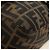 FENDI Zucca Canvas Mamma Baguette Shoulder Bag Black Brown Auth 190478V Marrone Nero - vista 15