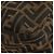 FENDI Zucca Canvas Mamma Baguette Shoulder Bag Black Brown Auth 190478V Marrone Nero - vista 16