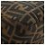 FENDI Zucca Canvas Mamma Baguette Shoulder Bag Black Brown Auth 190478V Marrone Nero - vista 17