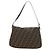 FENDI Zucca Canvas Mamma Baguette Shoulder Bag Black Brown Auth 190478V Marrone Nero - vista 2