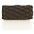 FENDI Zucca Canvas Mamma Baguette Shoulder Bag Black Brown Auth 190478V Marrone Nero - vista 5