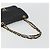 Borsa a Spalla con Catena BALLY in Pelle Nera e Oro Auth 190641A Nero D'oro - vista 7