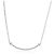 Collana Tiffany T Smile di Tiffany & Co. in oro bianco e diamanti, modello piccolo - vista 4