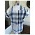 Camicia Burberry Brit a quadri blu e bianchi Bianco - vista 3