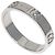 Anello Icon Band Gucci in oro bianco 18K