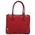 Tote Aberto Estruturado com Alça Superior Gucci GG Canvas e couro Large Vermelho