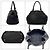 Prada Vitello Daino Leder Tote Bag Schwarz - Ansicht 3