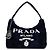 Prada Handtasche aus schwarzem Terry-Stoff