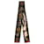 Sciarpa in seta Monogram Louis Vuitton Marrone Nero  - vista 1