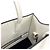 Borsa 2-way Prada con triangolo in rilievo Bianco - vista 8
